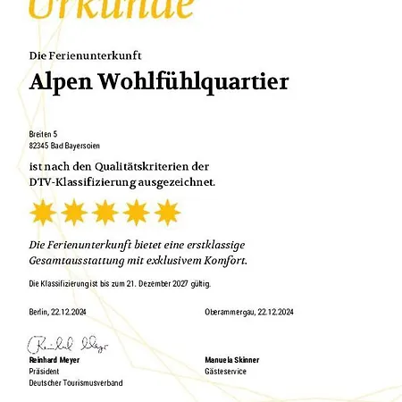 Alpen Wohlfuehlquartier בית נופש