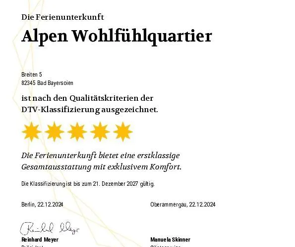 Alpen Wohlfuehlquartier 別荘